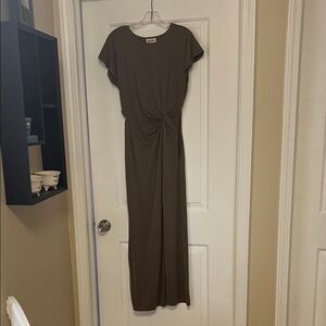 Chic Brown Maxi Dress